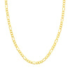 4.90mm Hollow Cuban Figaro Chain