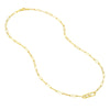 Twin Diamond Paper Clip Necklace