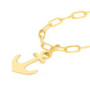 Anchor Paper Clip Necklace