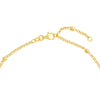 D/C Bead Station Rolo Chain Anklet