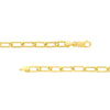 6mm Paper Clip Chain Bracelet with Lobster Lock