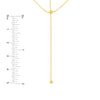 Two-Stranded Connecting Bead Dangle Necklace
