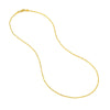 1.56mm D/C Rope Chain with Lobster Lock