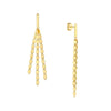 Multi-Strand Valentino Chain Dangle Earrings