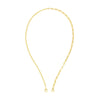 50/50 Paper Clip Split Chain