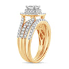 14K  1.50Ct  Diamond  Bridal  Ring