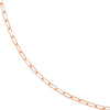 2.2mm Paper Clip Chain 060 with Lobster Lock