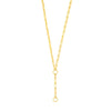 Paper Clip Enhancer Chain Lariat Necklace