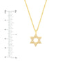 1/4tcw Diamond Star of David Necklace