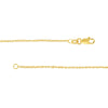 1.37mm Sparkle Singapore Chain with Lobster Lock