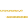 Polished Railroad Link Chain