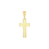 Small Polished Grooved Cross
