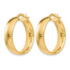10K 6mm Polished Hoop Earrings