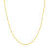 0.55mm Box Chain with Spring Ring and Q-Tag
