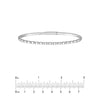 1/3tcw Alternating Diamond and Square Link Flex Bracelet