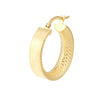 Interior Designed Hoop Earrings