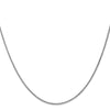 14K White Gold 1.2mm Spiga Chain