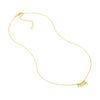 Mini Marquise Drop and Bead Station Necklace