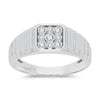 10K 0.15Ct Diamond Mens Ring