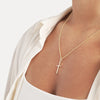 Polished Cross Pendant with Rounded Edges