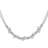 Sterling Silver Polished w/2.5in ext. Necklace