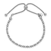 Sterling Silver RH-plated D/C Bracelet Adjustable Bracelet