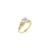 14K Yellow 6.5 mm Round Engagement Ring Mounting