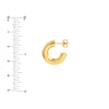 8mm ID Polished Tubular Hoop Earrings