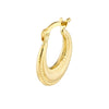 Beaded Edge Mini Hoop Earrings