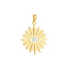 3pt Diamond Eye Stick Frame Pendant