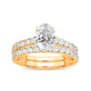 14K 2.00Ct Certified Lab Grown Bridal Set
