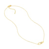 Heart Trio with Diamonds Necklace