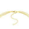 Mixed-Bead Triple Strand Necklace