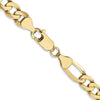 14K 7mm Flat Figaro Chain