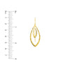 Triple Marquise Earrings on Fish Hook