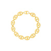 10mm Puff Mariner Chain with Fancy Oval Lobster Lock