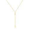 Double Mini Bar Lariat Necklace
