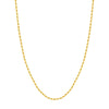 3mm D/C Rope Chain with Lobster Lock