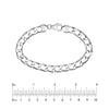 11.7mm Square Curb Bracelet