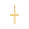 Fluted Bar Cross Pendant