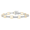10K 0.75Ct Diamond Bracelet