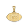 Football Number And Name Pendant