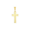 Small Polished Grooved Cross