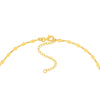 Graduated Diamond Flat Link Necklace