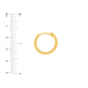 Square Tube Mini Hoop Earrings