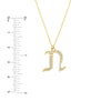 Diamond Gothic 'N' Necklace