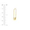 Safety Pin Wire Threader Earrings