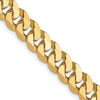 10K 6.1mm Flat Beveled Curb Chain