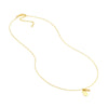 Mini Double Dog Tag with Diamonds Necklace