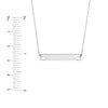 Mini Bar Necklace with Paw Cutouts